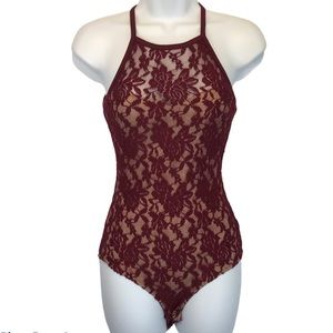 Bodysuit Tilly’s Love, Fire Lace NWT